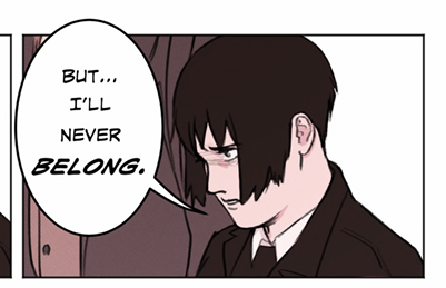 A sad Ellery talks to the only adult that accepts him as a trans kid. "But... I'll never belong."